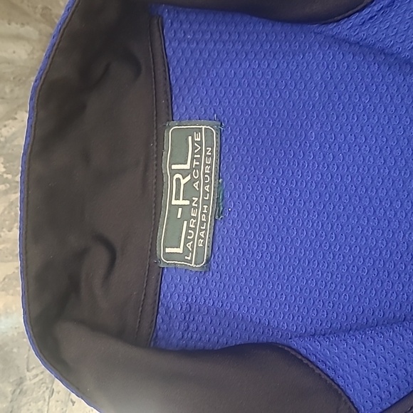 Ralph LAUREN WOMENS QUARTER ZIP COBALT BLUE MEDIUM SIZE PULLOVER - Picture 3 of 9